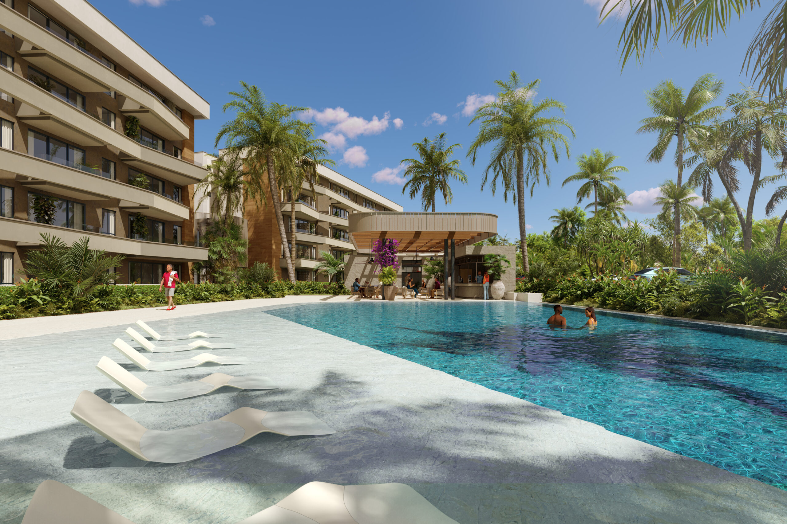 14 Palm View Pool, 1-Bedroom Apartment