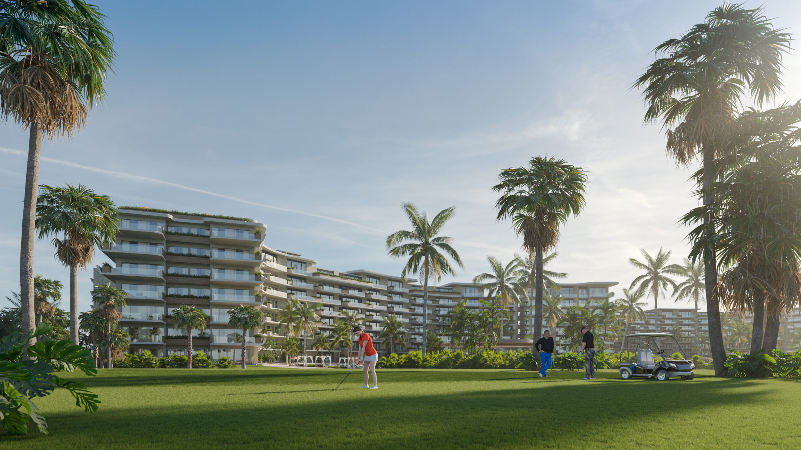 FACHADA DESDE GOLF